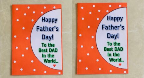 Beautiful Fathers Day Card Easy Card for DAD #shorts #short #ytshorts #papa #fathersday #viral