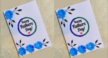 Best FATHERS DAY White Paper Card Easy Greeting card #shorts #ytshorts #viral #dad #trending #diy