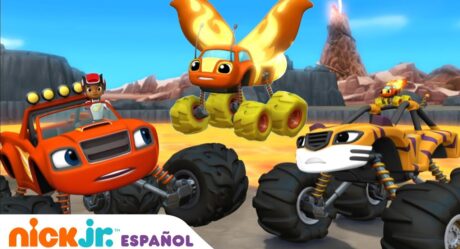 Blaze y los Monster Machines | ¡Blaze salva a un escarabajo de fuego! | Nick Jr. en Español