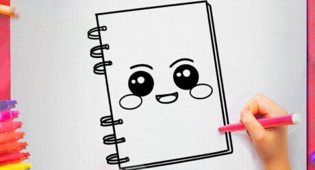 Comment Dessiner Un Cahier Kawaii Facile