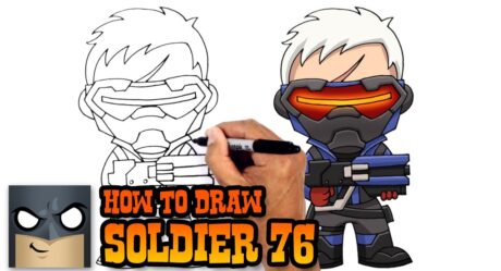 Cómo dibujar Overwatch | soldado 76