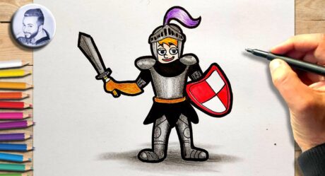 Comment dessiner un chevalier facile à dessiner