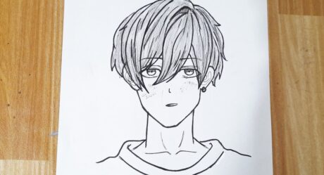 Cómo dibujar chico anime || Fácil tutorial de dibujo de anime para principiantes.