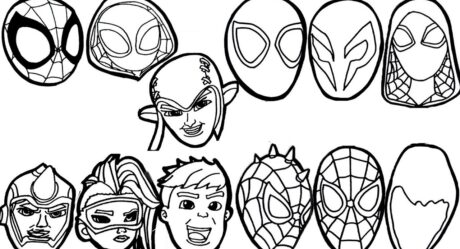 FACES Marvel’s Spidey and His Amazing Friends y villanos – spider-man: a través del spider-verse,
