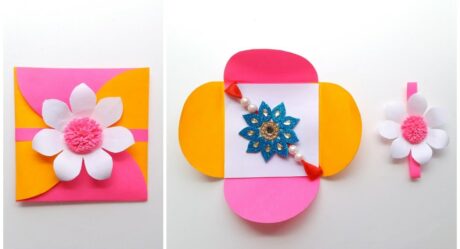 Rakhi Greeting Card Making / Easy Handmade Rakhi Card Ideas