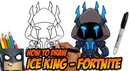 Comment dessiner Fortnite | Roi des Glaces | Pas à pas