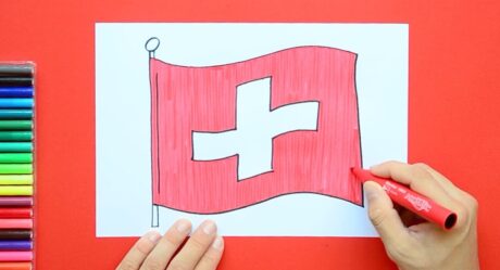 Comment dessiner le drapeau national de la Suisse