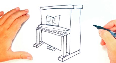 Comment dessiner un piano pour les enfants | Piano Easy Draw Tutoriel