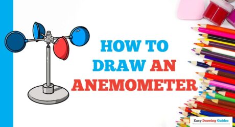 Comment dessiner un anémomètre : tutoriel de dessin étape par étape facile pour les débutants