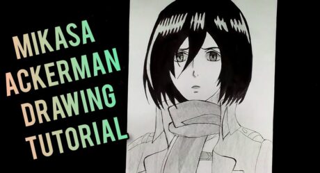 Cómo dibujar a Mikasa Ackerman || Tutorial de dibujo de chica anime
