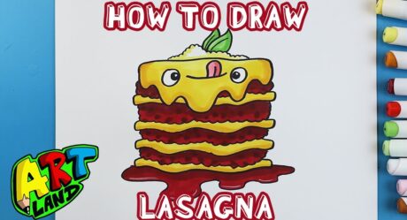 Cómo dibujar lasaña