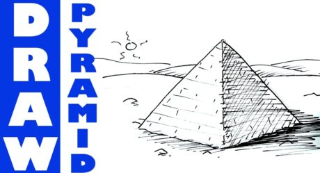 Cómo dibujar una pirámide