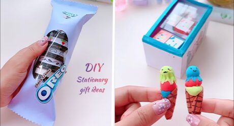 DIY Paper Craft Ideas | Oreo Stationary Gifts | Ice-cream Dispenser | Dress Design #shorts #art