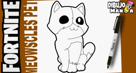 HOW TO DRAW MEOWSCLES PET FROM FORTNITE | BABY MEOWSCLES | FORTNITE DRAWINGS