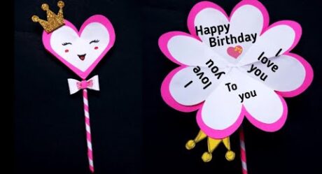 How To Make Birthday Card Easy/DIY Birthday Card/Handmade Birthday Card Idea/Easy Birthday Card