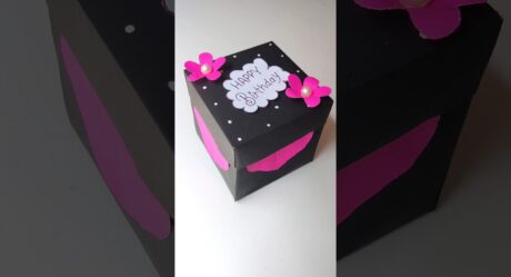 How to make birthday gift box ? (Tutorial video available on my channel) #birthdaygiftidea #shorts