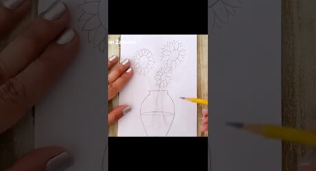 SUNFLOWER DRAWING / HOW TO DRAW SUNFLOWERS / AYÇİÇEĞİ ÇİZİMİ / AYÇİÇEĞİ NASIL ÇİZİLİR