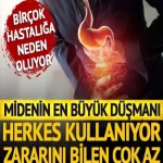 Midenin en büyük düşmanı! Birçok hastalığa neden oluyor